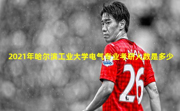 2021年哈尔滨工业大学电气专业考研人数是多少
