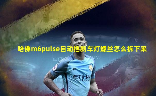 哈佛m6pulse自动挡刹车灯螺丝怎么拆下来