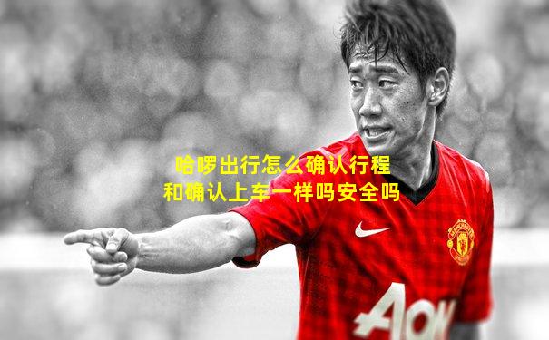 哈啰出行怎么确认行程和确认上车一样吗安全吗