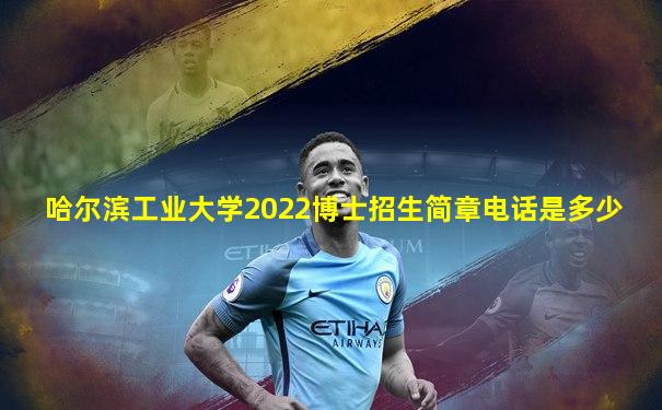 哈尔滨工业大学2022博士招生简章电话是多少