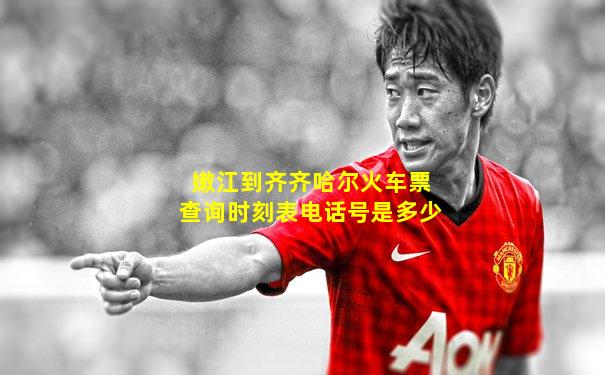 嫩江到齐齐哈尔火车票查询时刻表电话号是多少