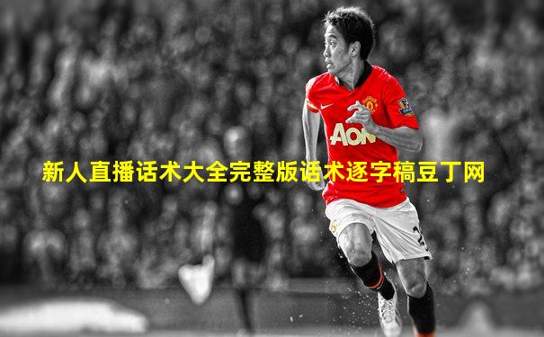 新人直播话术大全完整版话术逐字稿豆丁网