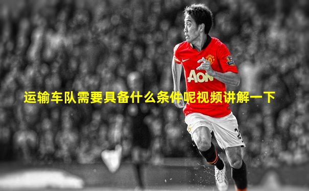 运输车队需要具备什么条件呢视频讲解一下